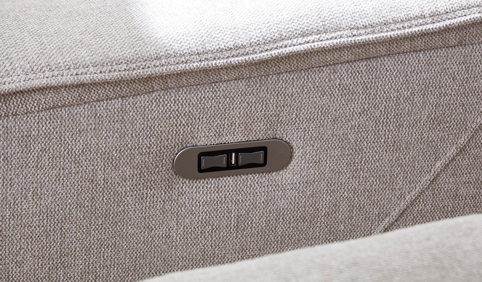 Archie Fabric Recliner 1/2/3 Seat Suite - Grey