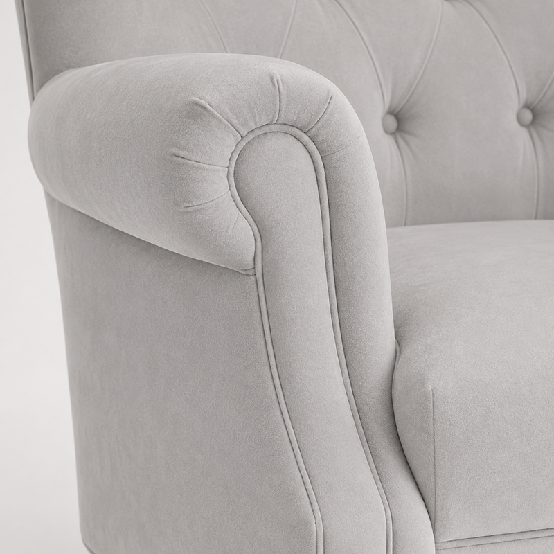 Willa Armchair (Grey / White)