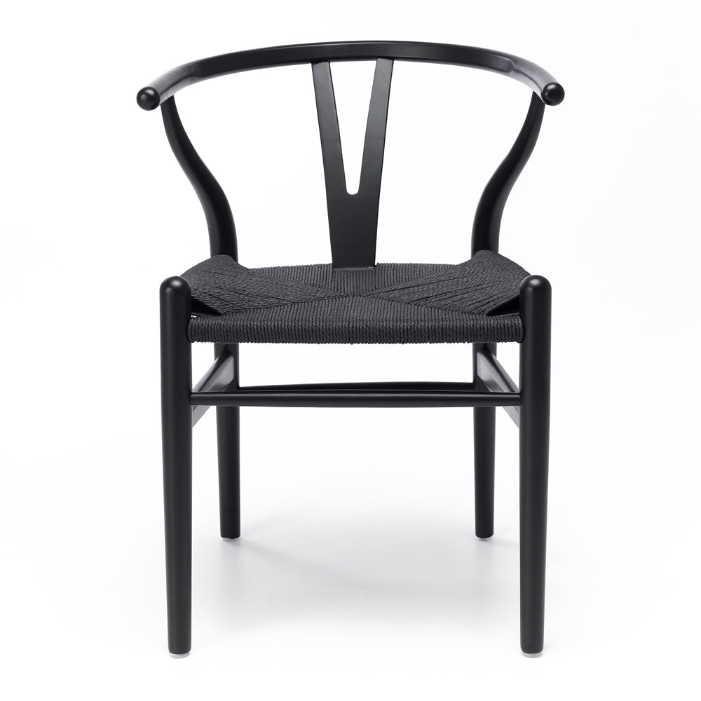 Wishbone Oak & Rope Dining Chair