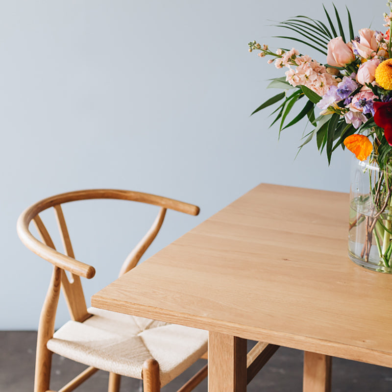 Wishbone Oak & Rope Dining Chair
