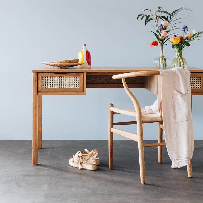 Wishbone Oak & Rope Dining Chair