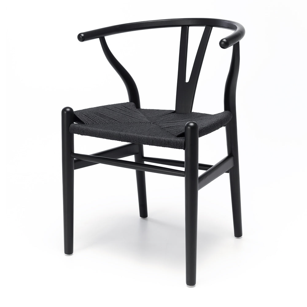Wishbone Oak & Rope Dining Chair