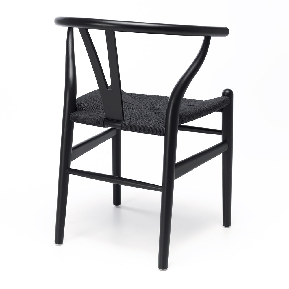Wishbone Oak & Rope Dining Chair