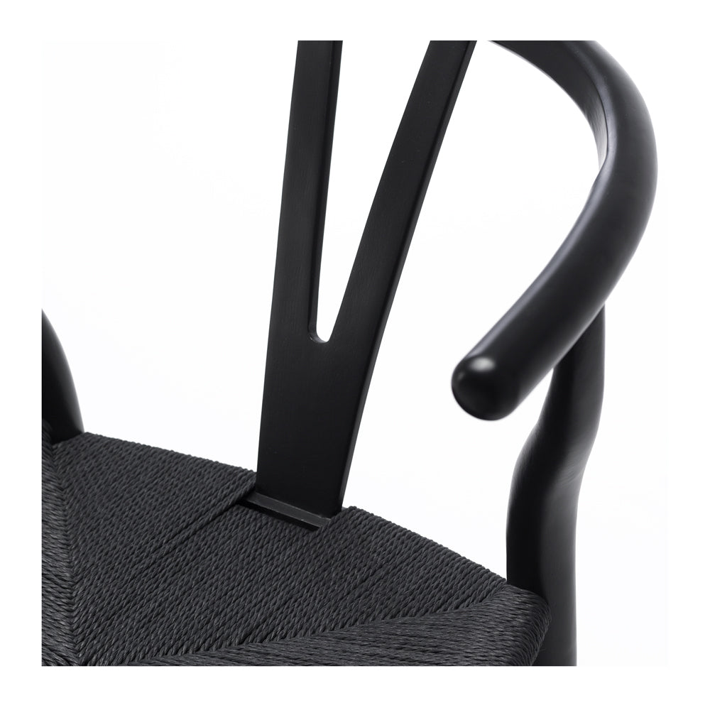 Wishbone Oak & Rope Dining Chair
