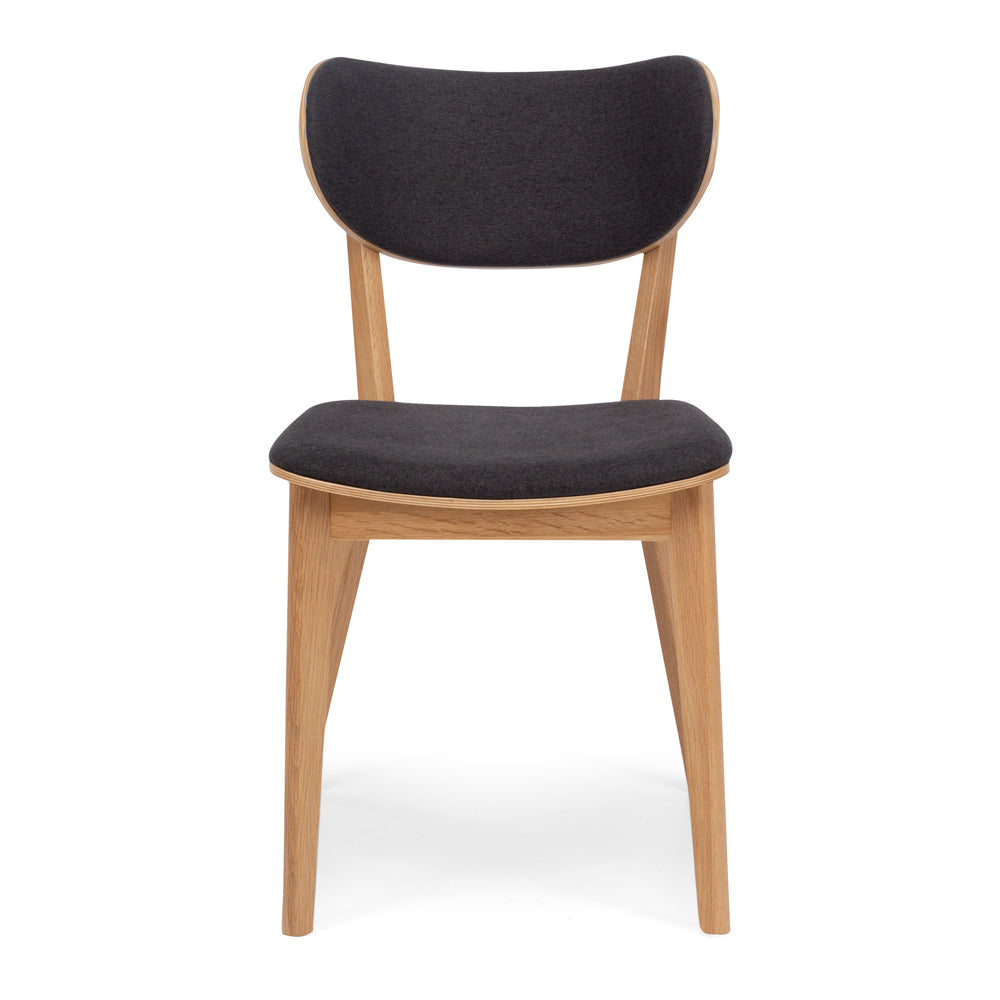 Zurich Fabric Oak Dining Chair