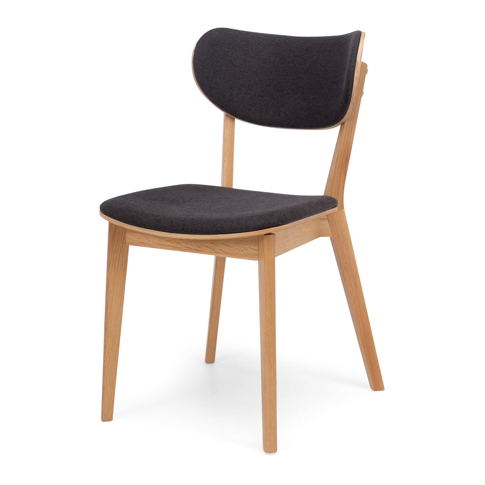 Zurich Fabric Oak Dining Chair