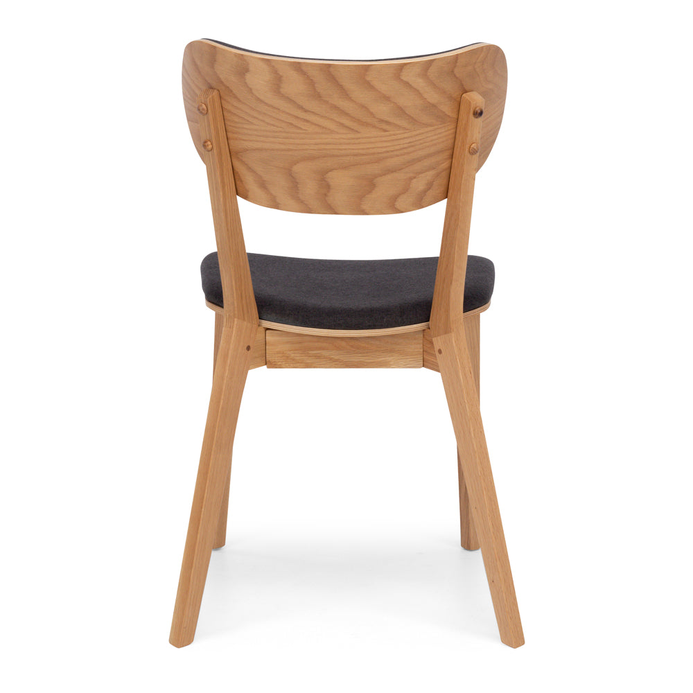 Zurich Fabric Oak Dining Chair