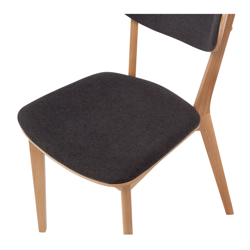 Zurich Fabric Oak Dining Chair