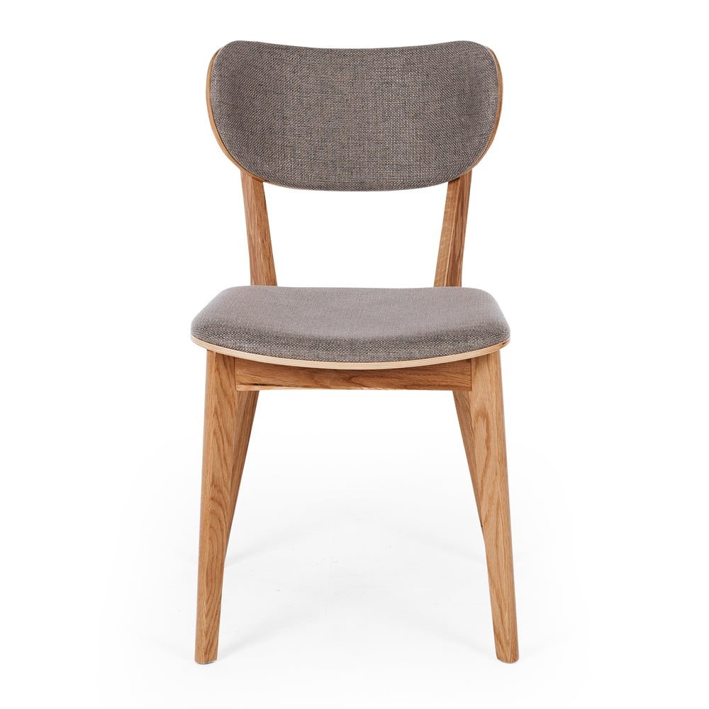 Zurich Fabric Oak Dining Chair