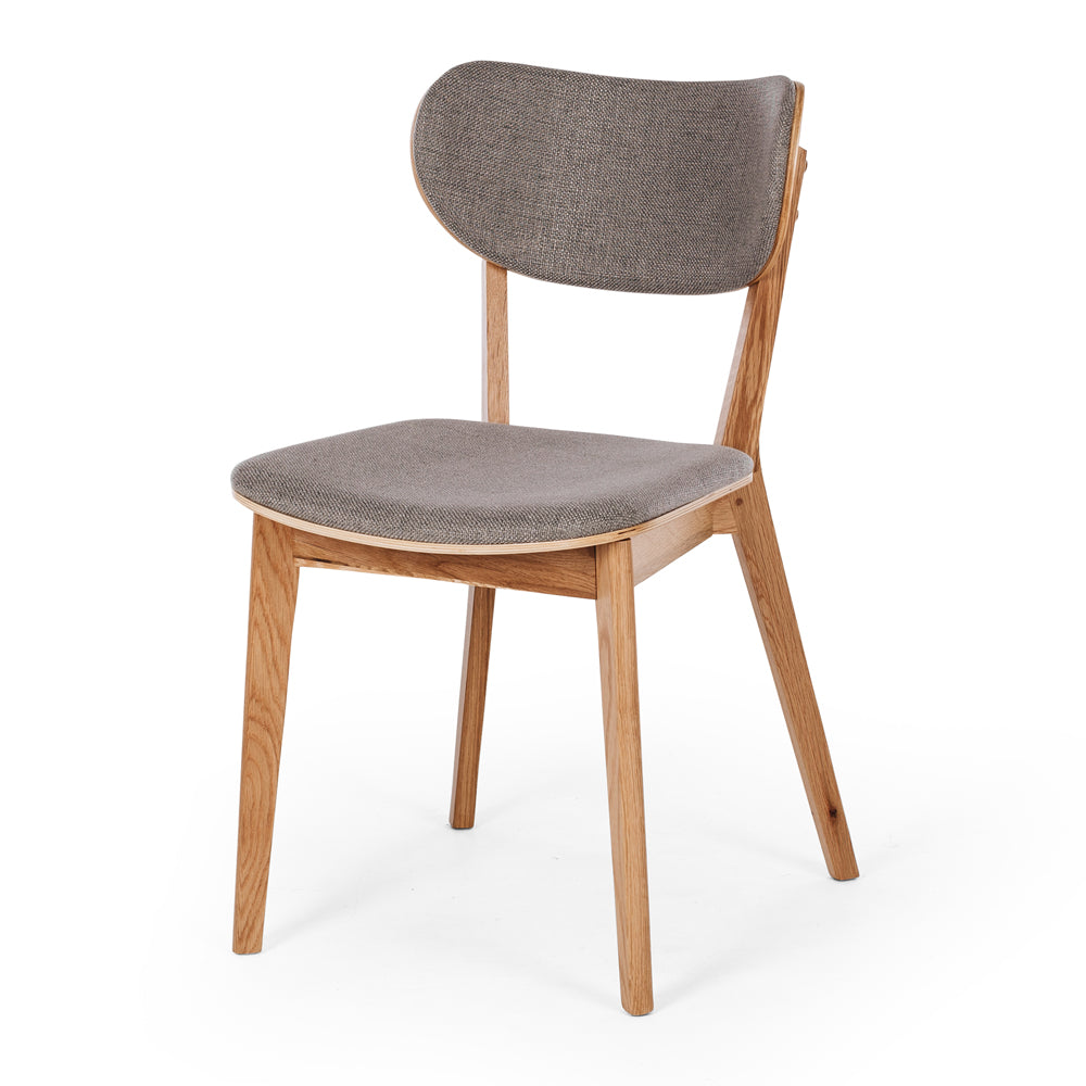 Zurich Fabric Oak Dining Chair