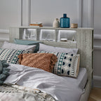 Empire With Gaslift Storage Base With 1 Drawer（Rustic Ash）