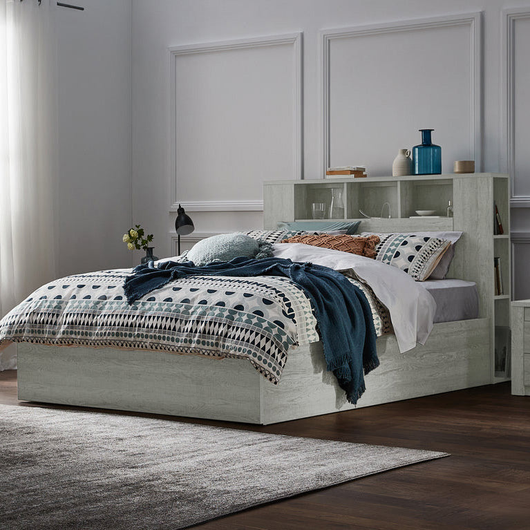 Empire With Gaslift Storage Base With 1 Drawer (Rustic Ash)