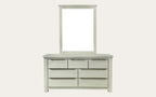 Amanda Solid Timber Dresser with Mirror