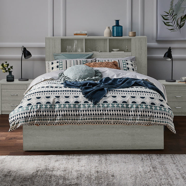 Empire With Gaslift Storage Base With 1 Drawer (Rustic Ash)