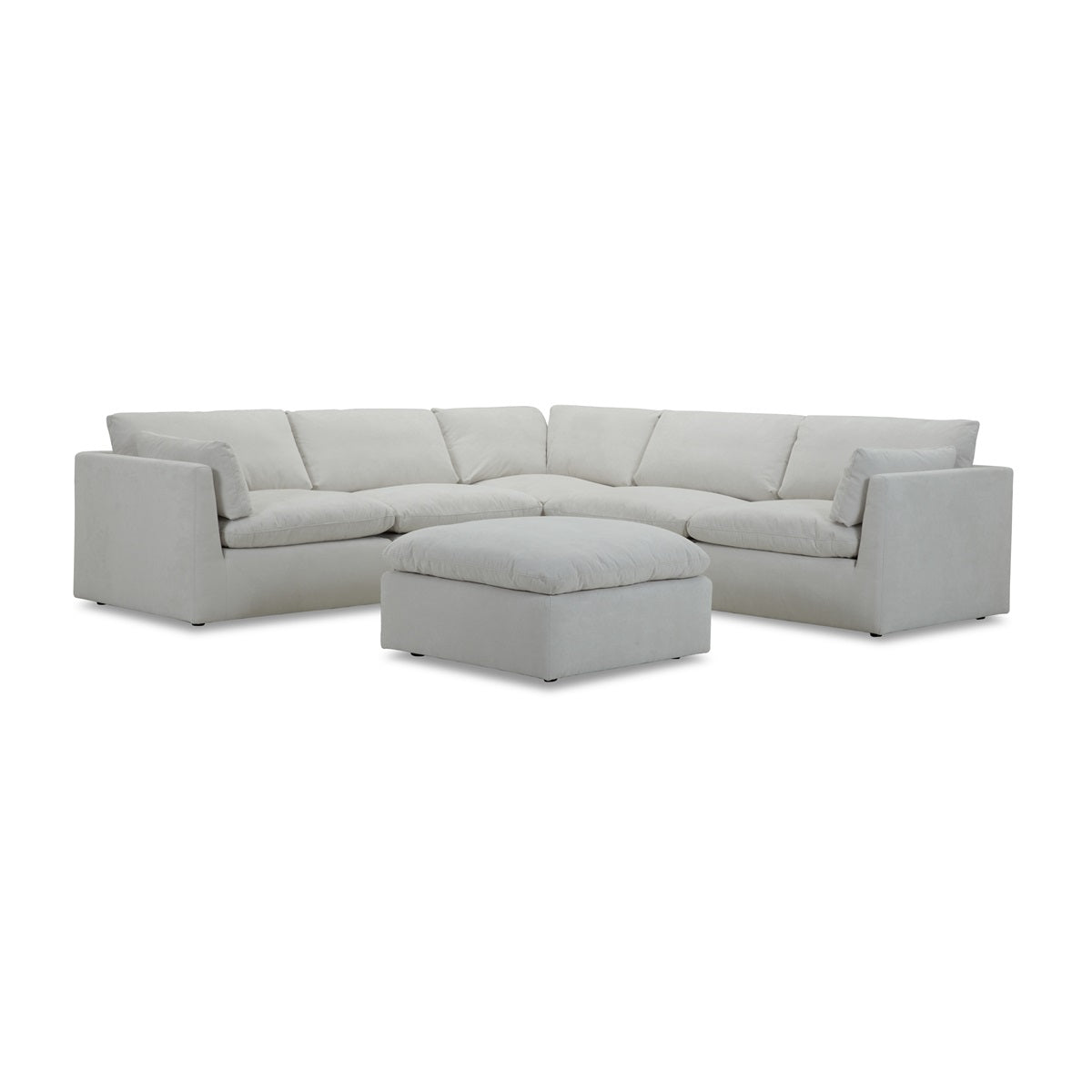 Hugo Flex Modular Sofa (Ivory / Nature-linen)